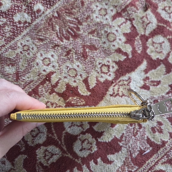 Coach Yellow Keychain Wallet - Picture 3 of 3